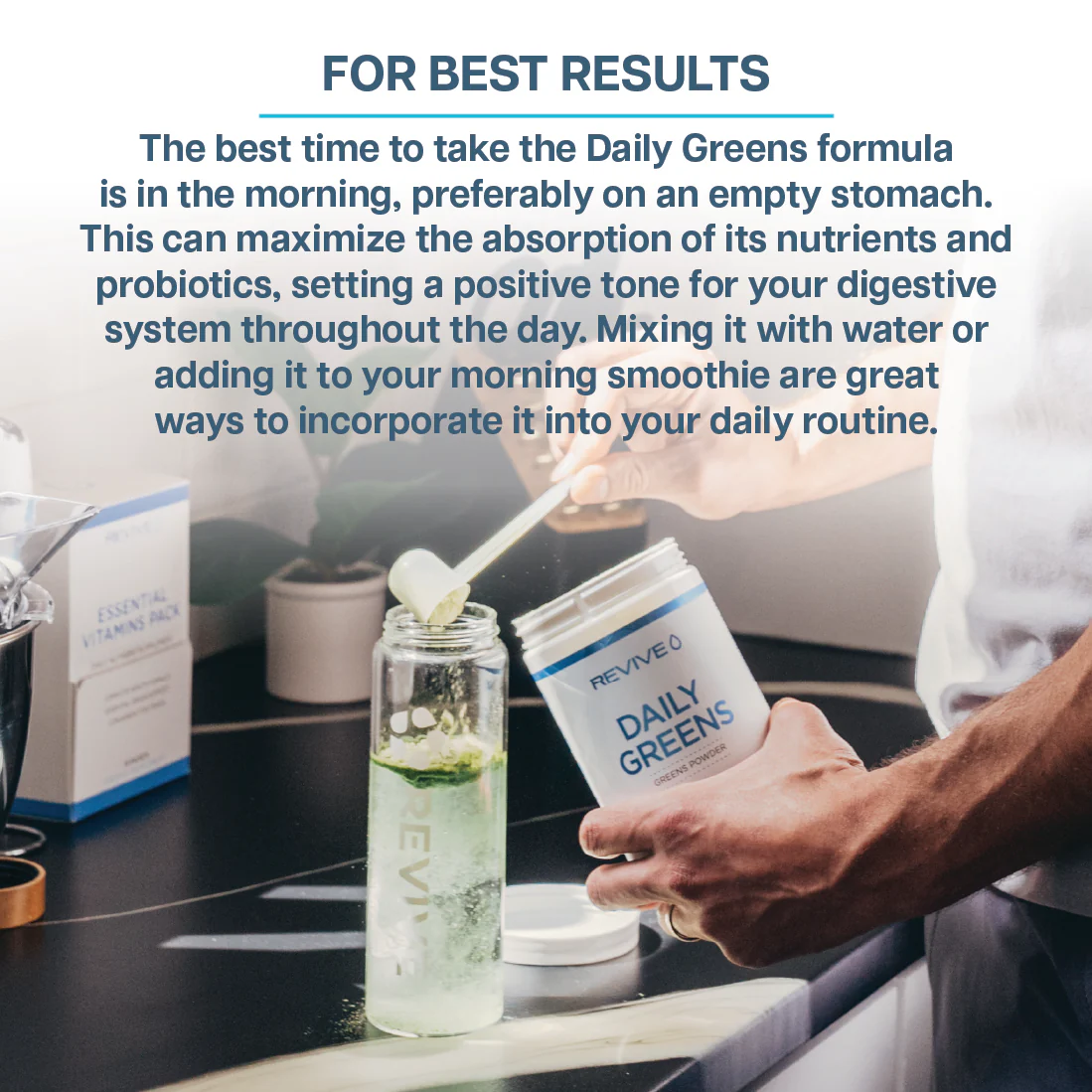 Daily Greens Powder Fresh Berry Flavor